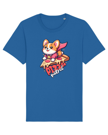 Corgi Amuzant Iubitor de Pizza Royal Blue