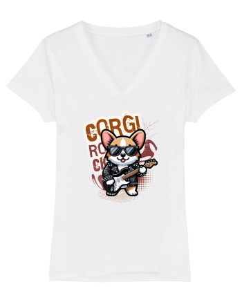 Corgi Amuzant Rocker White