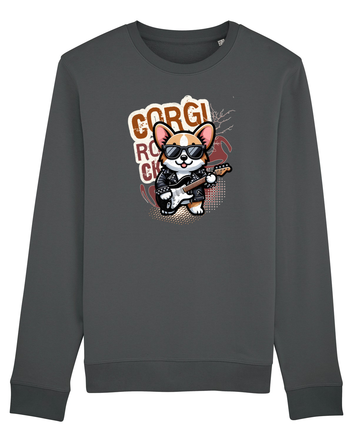 Bluză mânecă lungă Unisex Rise Anthracite