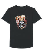 Corgi Amuzant Rocker Tricou mânecă scurtă guler larg Bărbat Skater