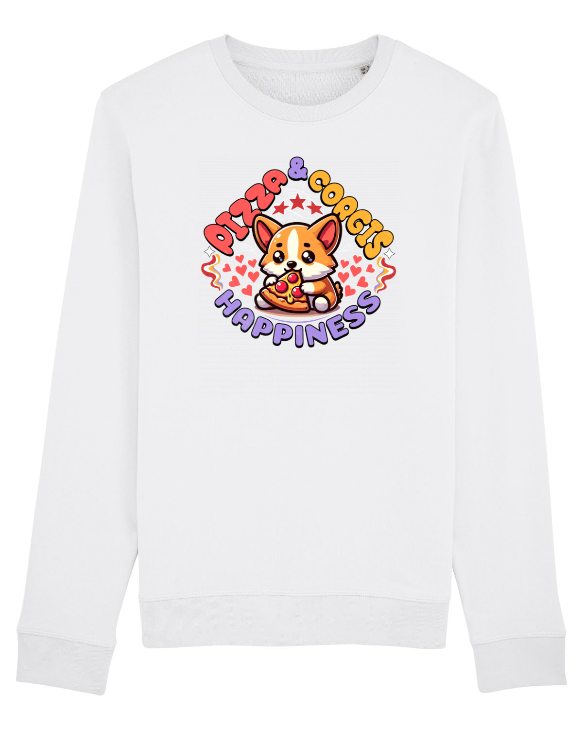 Bluză mânecă lungă Unisex Rise White