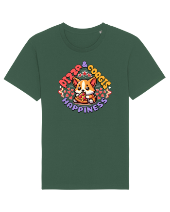 Corgi Mâncând Pizza Bottle Green