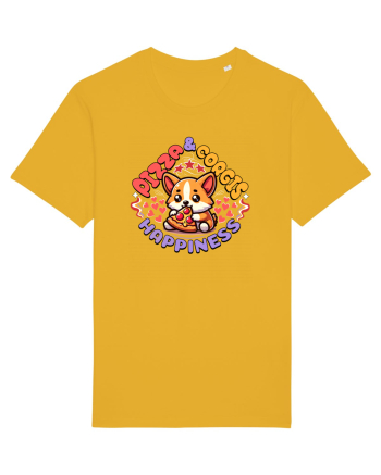 Corgi Mâncând Pizza Spectra Yellow