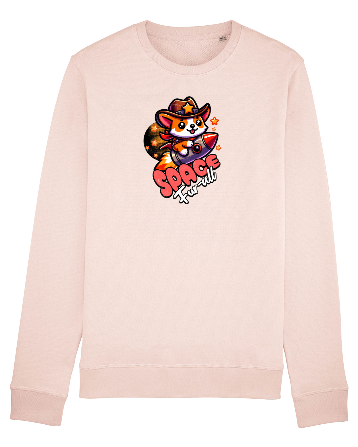 Bluză mânecă lungă Unisex Rise Candy Pink