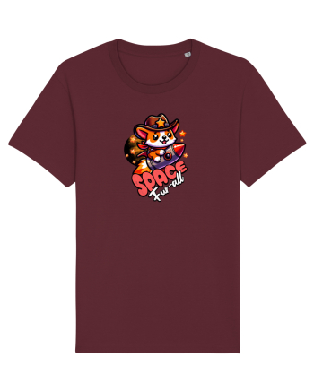 Corgi Spațial Cowboy Amuzant Burgundy