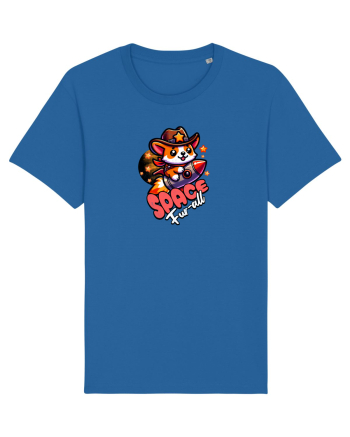 Corgi Spațial Cowboy Amuzant Royal Blue