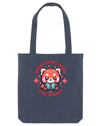 Panda Roșu Kawaii Citește Midnight Blue