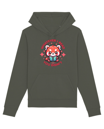 Panda Roșu Kawaii Citește Khaki