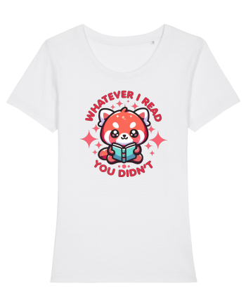 Panda Roșu Kawaii Citește White