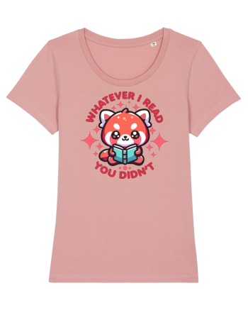 Panda Roșu Kawaii Citește Canyon Pink