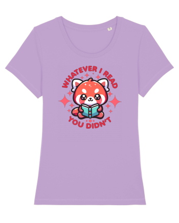 Panda Roșu Kawaii Citește Lavender Dawn