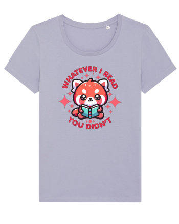 Panda Roșu Kawaii Citește Lavender