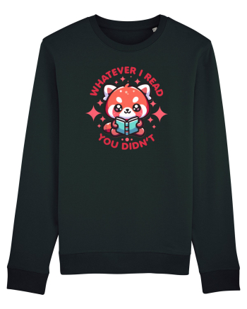 Panda Roșu Kawaii Citește Black