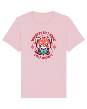 Panda Roșu Kawaii Citește Cotton Pink