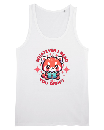 Panda Roșu Kawaii Citește White