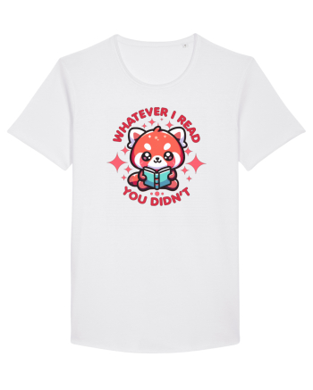Panda Roșu Kawaii Citește White