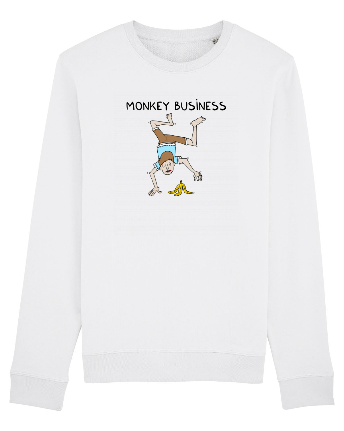 Bluză mânecă lungă Unisex Rise White