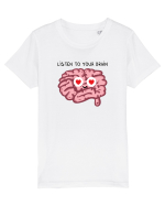 Listen to your brain Tricou mânecă scurtă  Copii Mini Creator