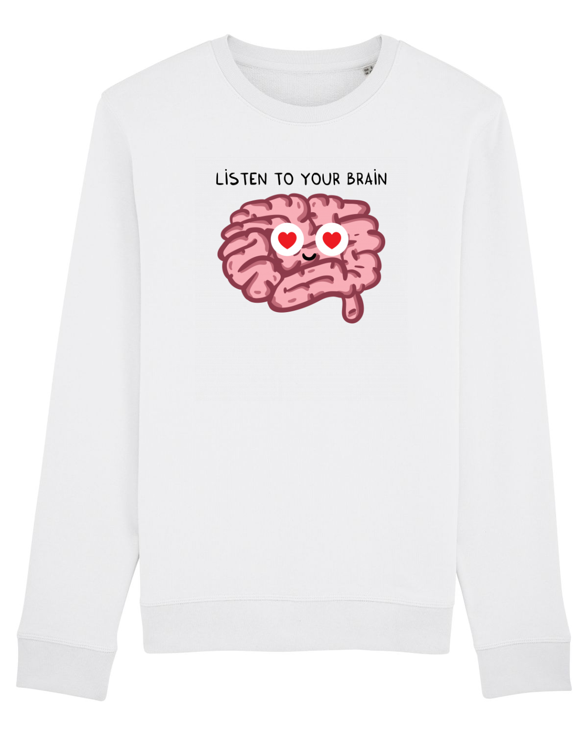 Bluză mânecă lungă Unisex Rise White