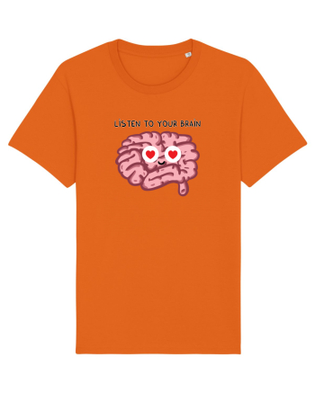 Listen to your brain Bright Orange