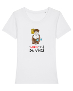 Codul lui Da Vinci Tricou mânecă scurtă guler larg fitted Damă Expresser