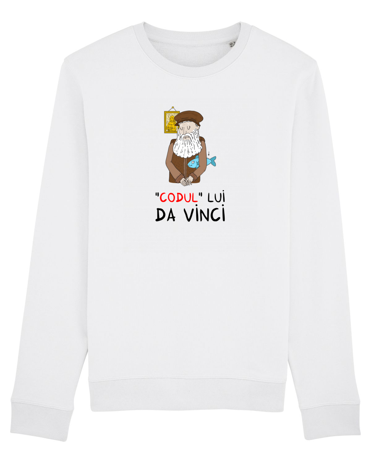 Bluză mânecă lungă Unisex Rise White