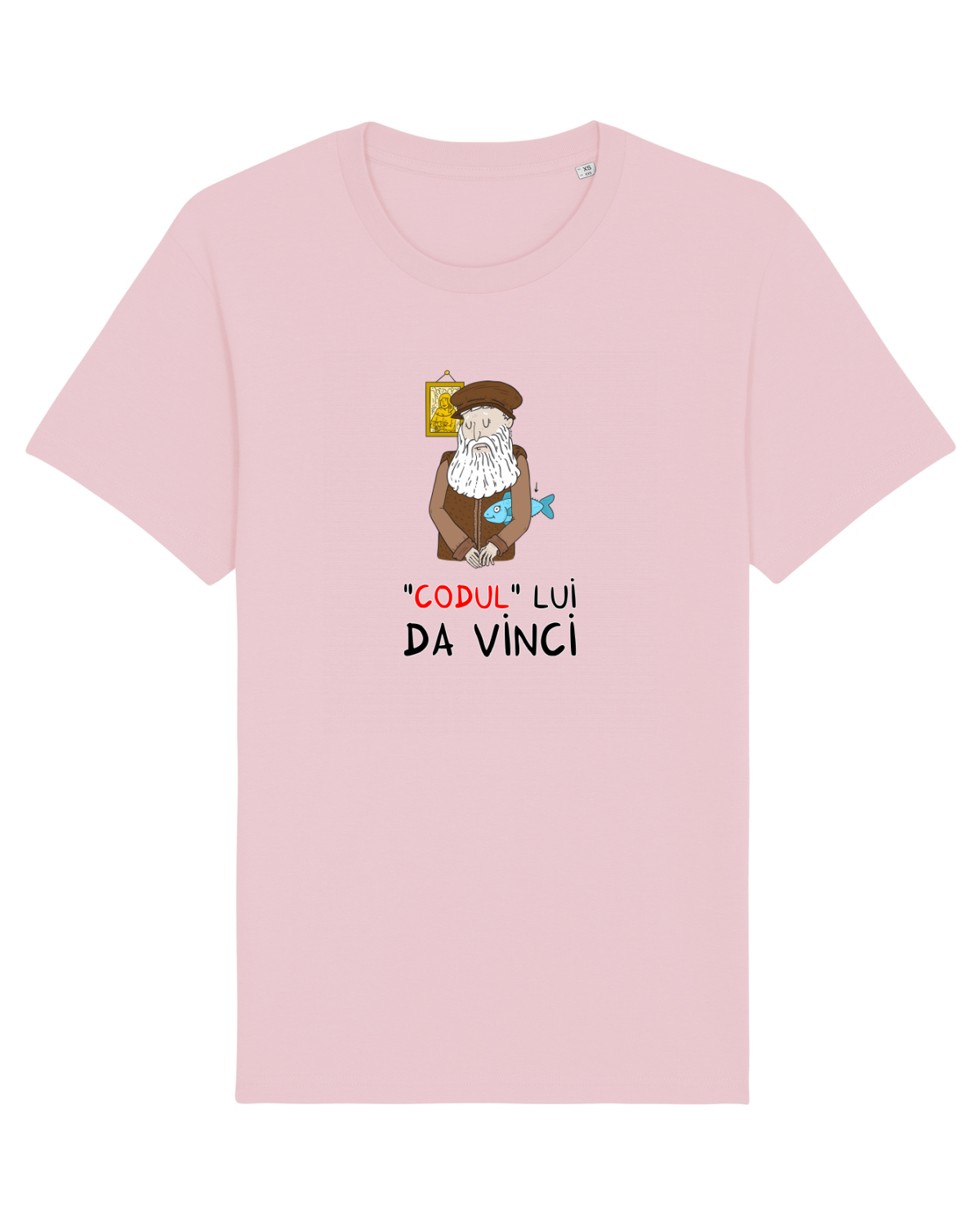 Tricou mânecă scurtă Unisex Rocker Cotton Pink