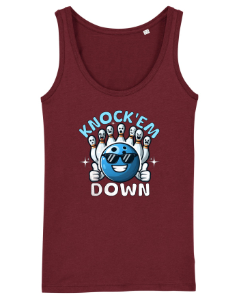 Bowling Amuzant Knock'em Down Burgundy