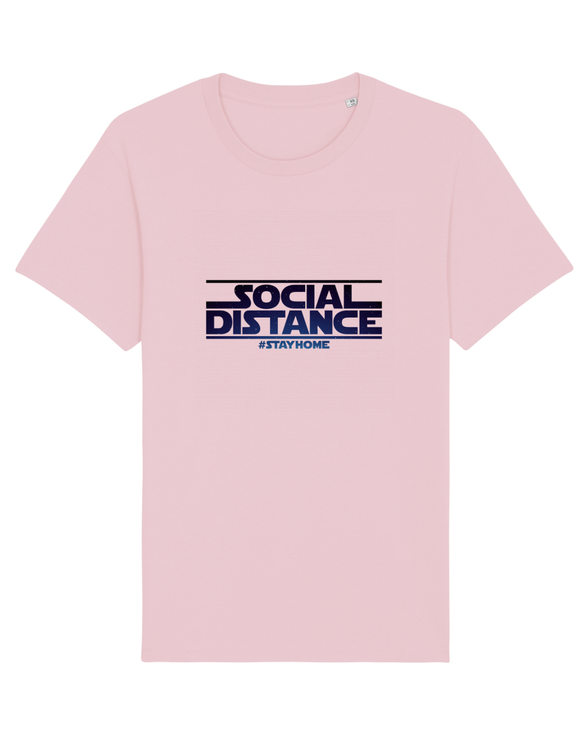 Tricou mânecă scurtă Unisex Rocker Cotton Pink