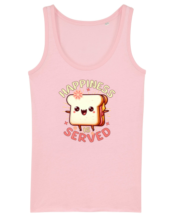 Sandwich Drăguț Fericirea Este Servită Cotton Pink
