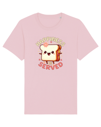 Sandwich Drăguț Fericirea Este Servită Cotton Pink
