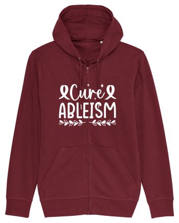 Cure Ableism Burgundy