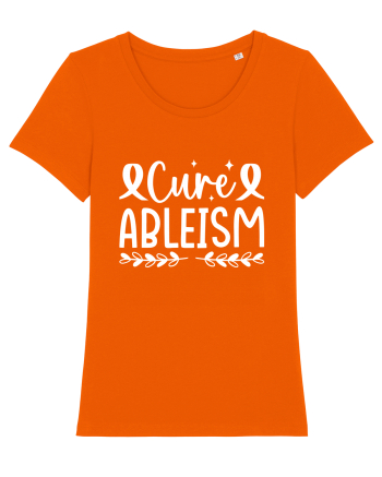 Cure Ableism Bright Orange