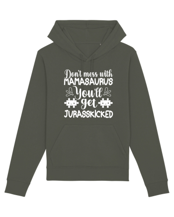 Don't Mess With Mamasaurus You'll Get Jurasskicked Khaki