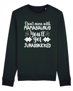 Don't Mess With Mamasaurus You'll Get Jurasskicked Bluză mânecă lungă Unisex Rise