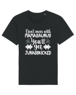 Don't Mess With Mamasaurus You'll Get Jurasskicked Tricou mânecă scurtă Unisex Rocker