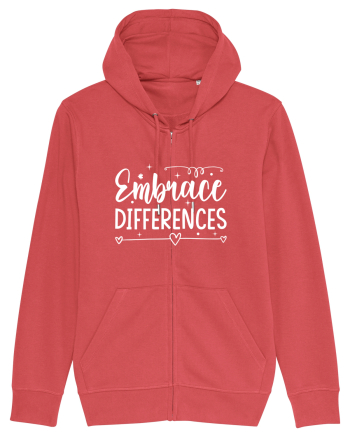 Embrace Differences Carmine Red