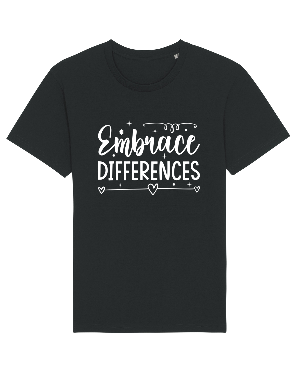 Tricou mânecă scurtă Unisex Rocker Black