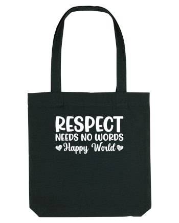 Respect Needs No Words Happy World Black