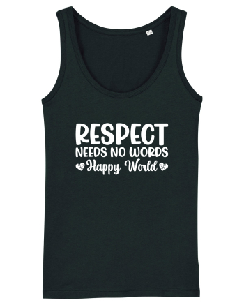 Respect Needs No Words Happy World Black