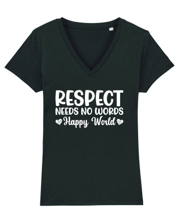 Respect Needs No Words Happy World Black