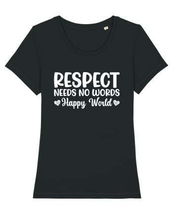 Respect Needs No Words Happy World Black