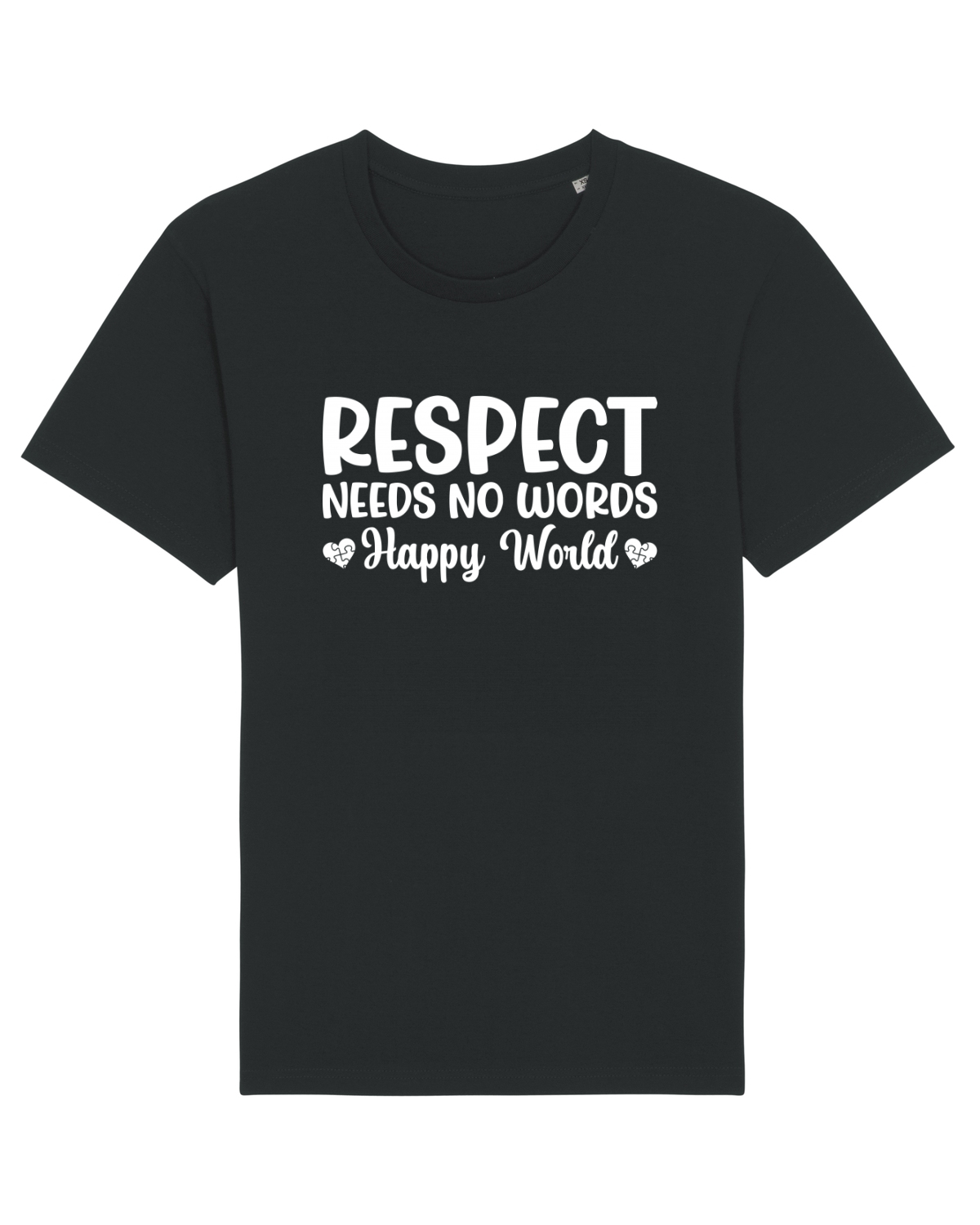 Tricou mânecă scurtă Unisex Rocker Black