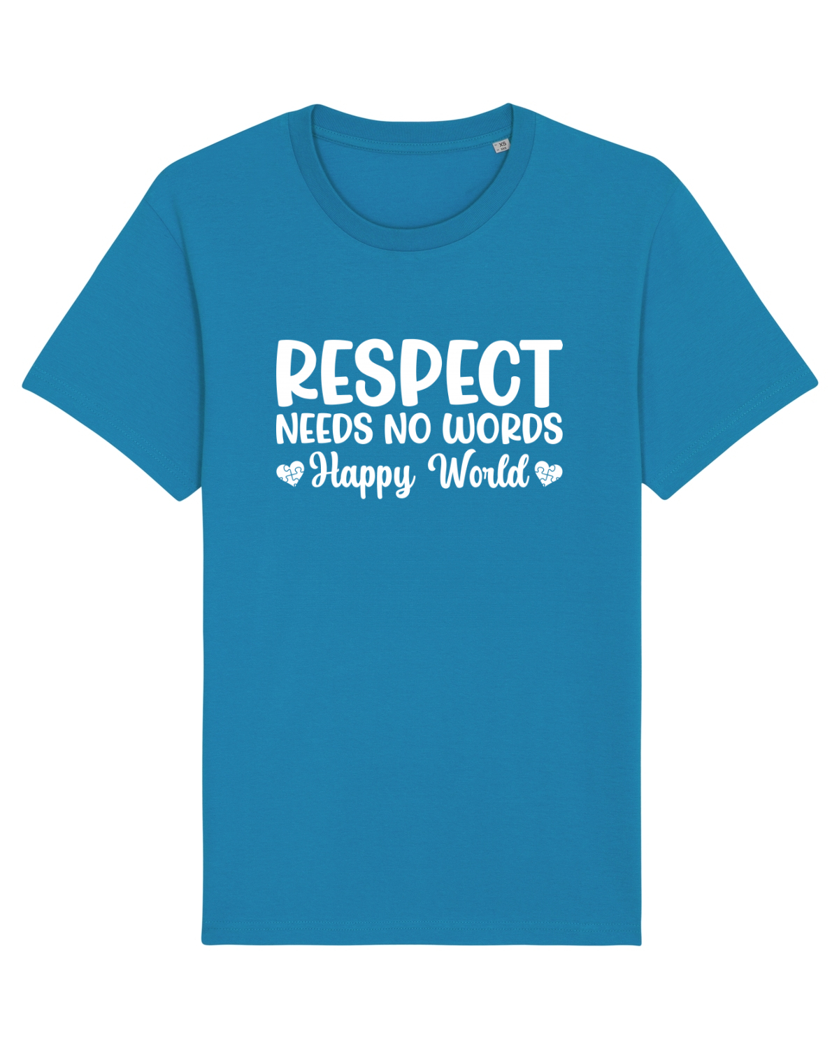 Tricou mânecă scurtă Unisex Rocker Azur
