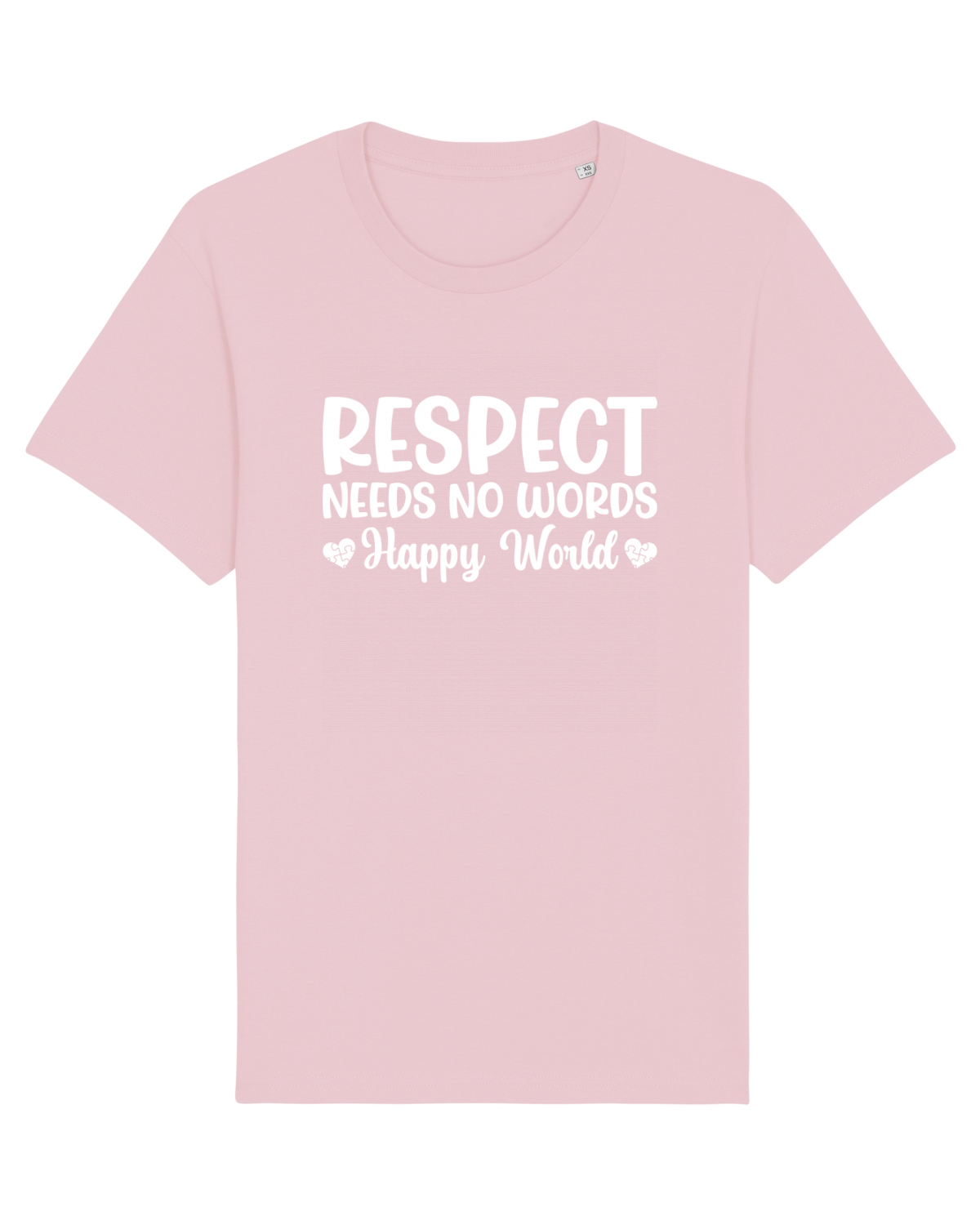 Tricou mânecă scurtă Unisex Rocker Cotton Pink