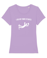 I do my own Stunts Tricou mânecă scurtă guler larg fitted Damă Expresser