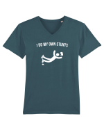 I do my own Stunts Tricou mânecă scurtă guler V Bărbat Presenter