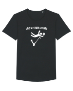Trotineta Tricou mânecă scurtă guler larg Bărbat Skater