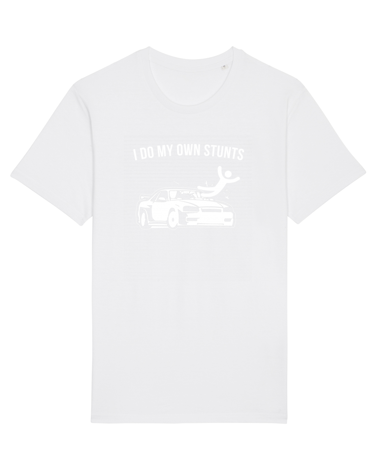 Tricou mânecă scurtă Unisex Rocker White