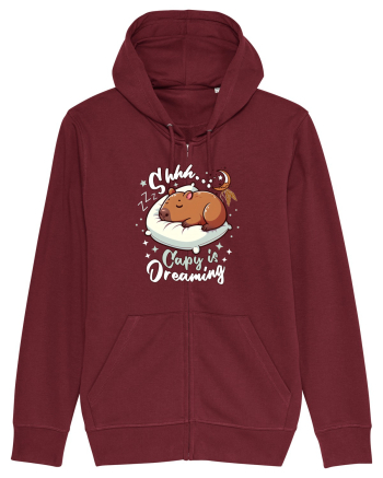 Capy Capybara Drăguț Somnoros Burgundy